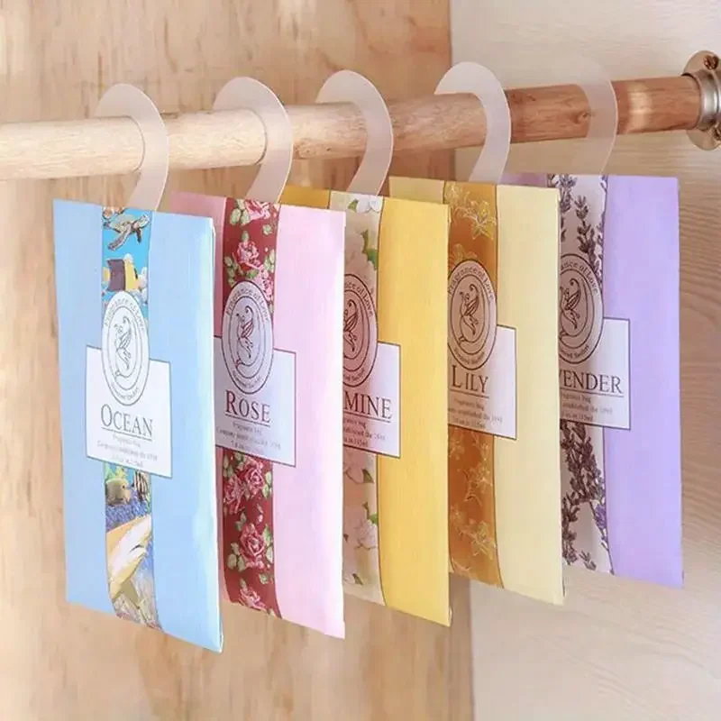 Home Fragrance Sachet - 5/6pcs Smell Incense Hanging Decor Wardrobe
