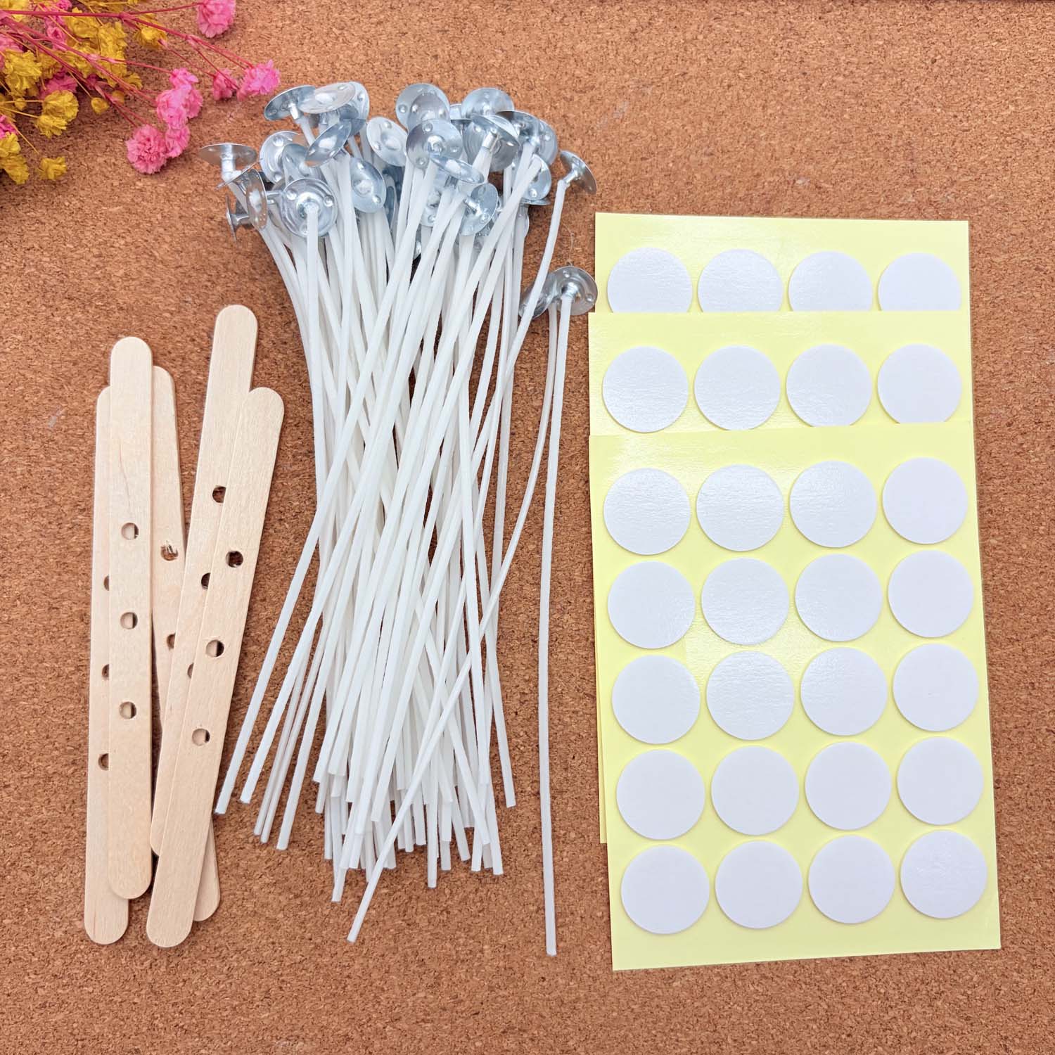 1 SET Candle Making DIY Kits S - огляд і ціна Wooden Wick Candle
