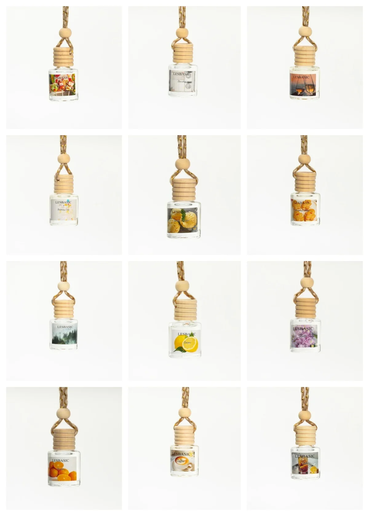 Mini Glass Bottle Hanging Car  - огляд і ціна Home Fragrance Options