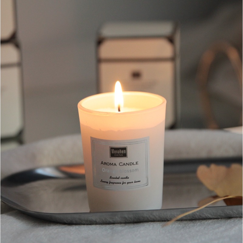 3-Color Glass Jar Scented Cand - огляд і ціна Home Fragrance Options