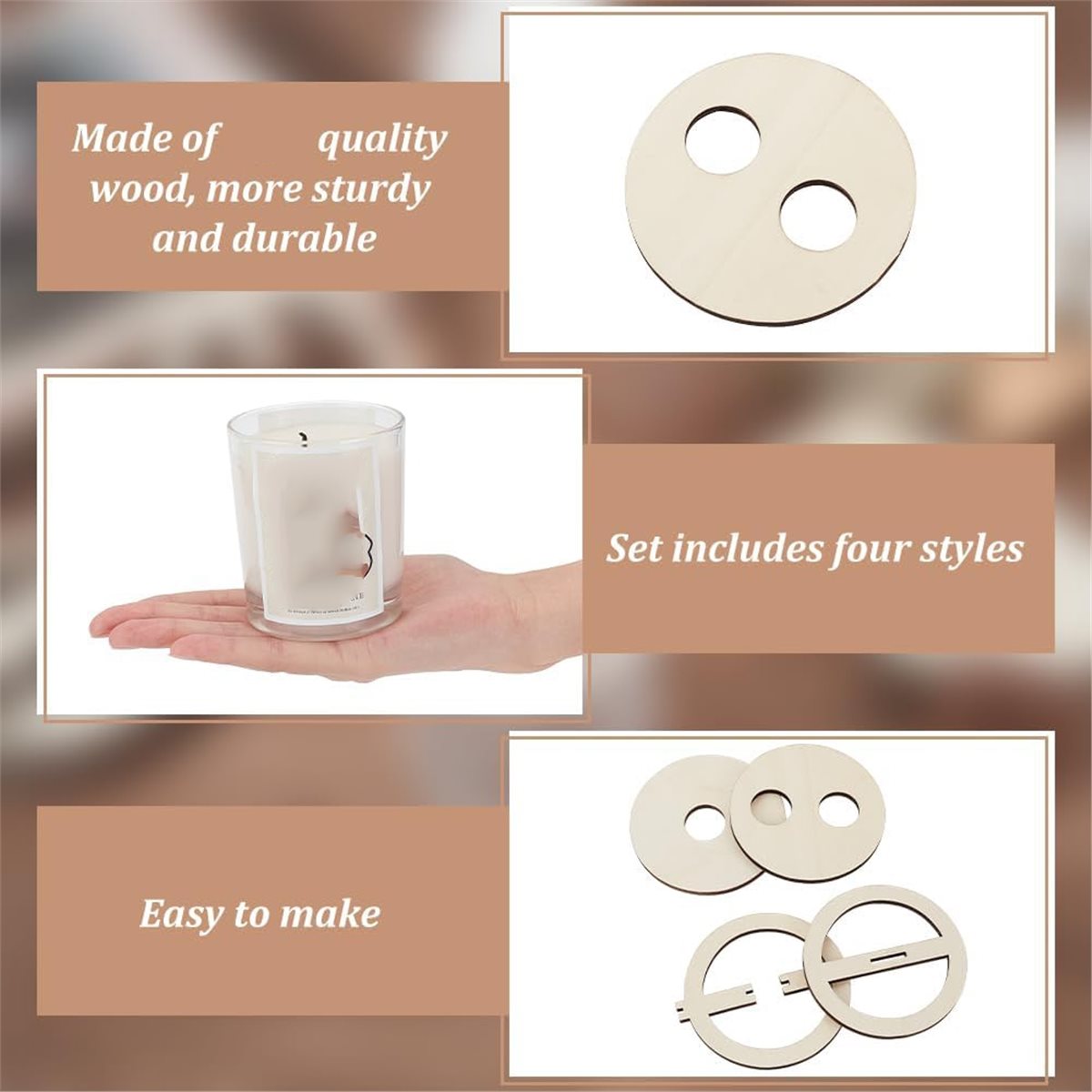 L70A Wick Centering Tool, Wood - огляд і ціна Wooden Wick Candle