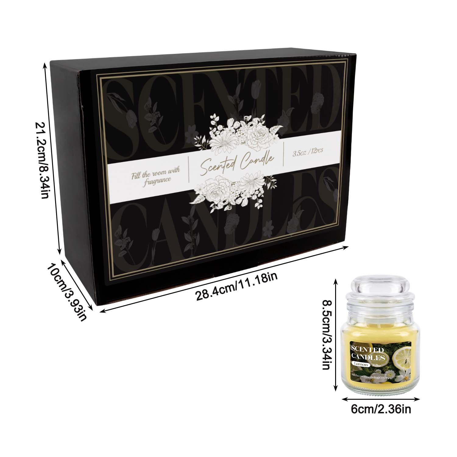 12-Pack Small Rotating Bottle  - огляд і ціна Home Fragrance Options