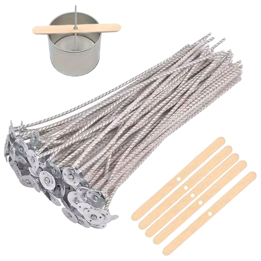 55pcs Flower Candle Wick Wood  - огляд і ціна Wooden Wick Candle
