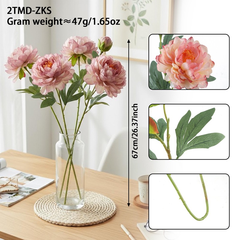 4 pieces of simulated peonies, - огляд і ціна Home Fragrance Edg