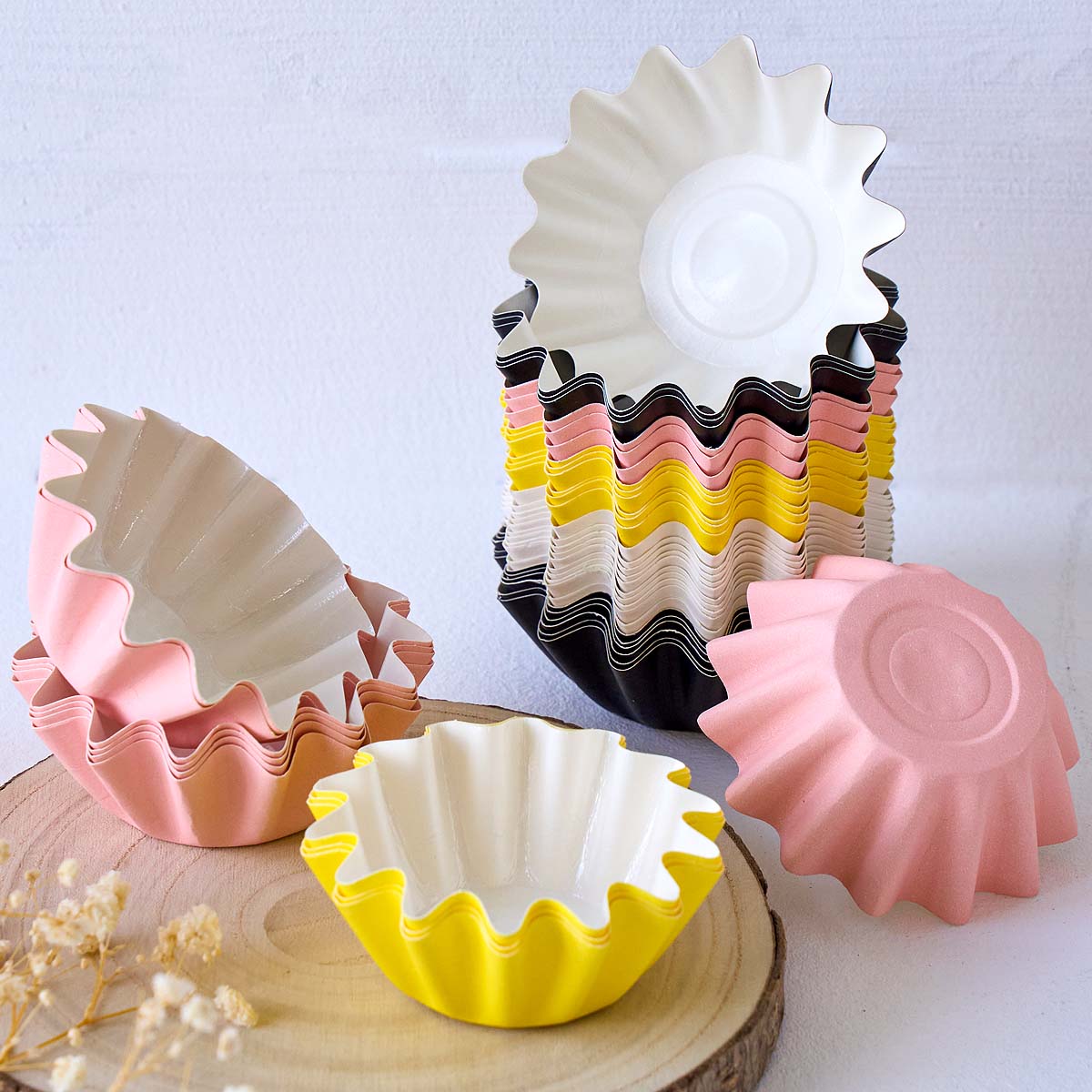 10pcs Wave Edge Wax Coated Pap - огляд і ціна Home Fragrance Edg